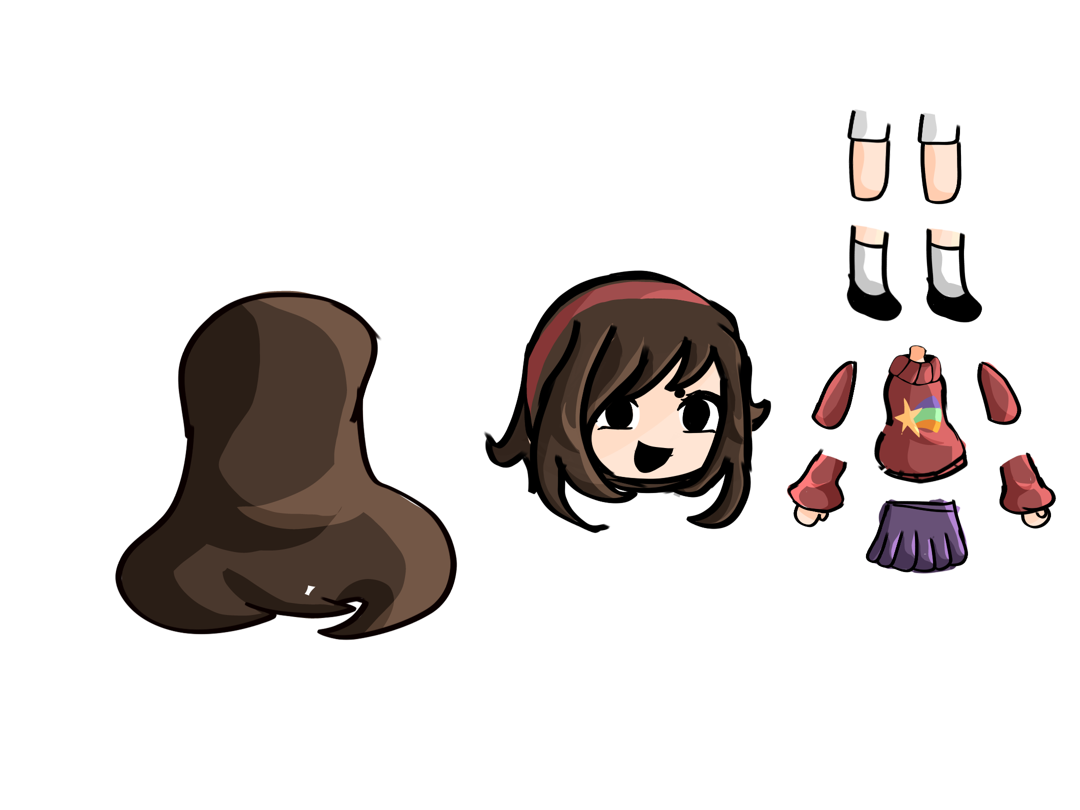 body sheet (Mabel) - ibisPaint