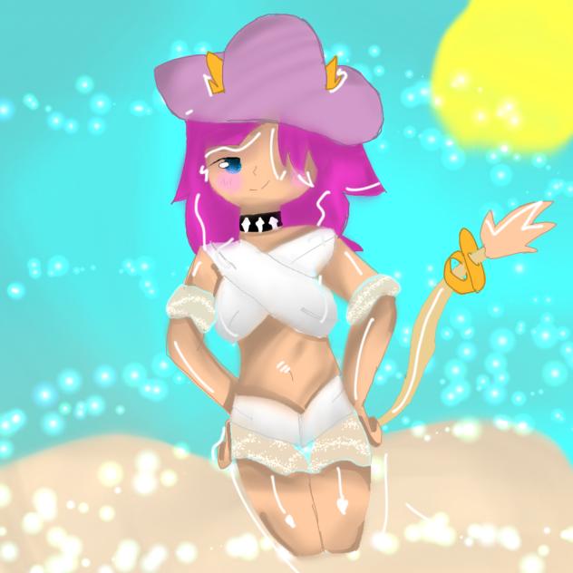 Melisa in a bathing suit