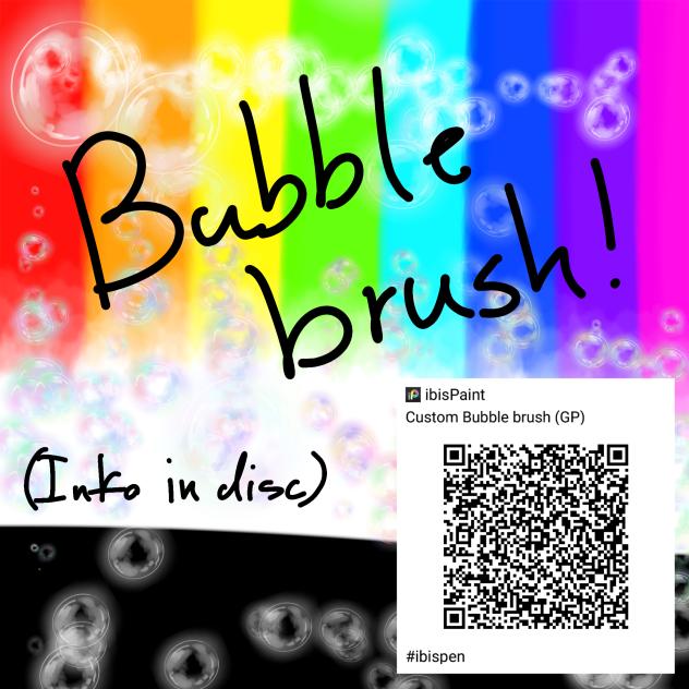 Custom bubble brush