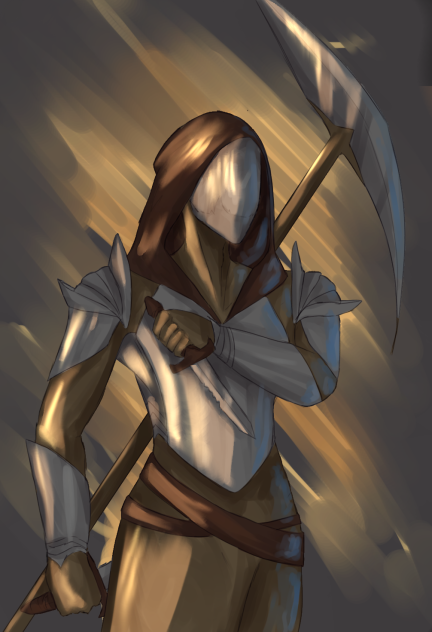 the faceless scythe