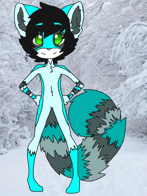 winter furry fox. - ibisPaint