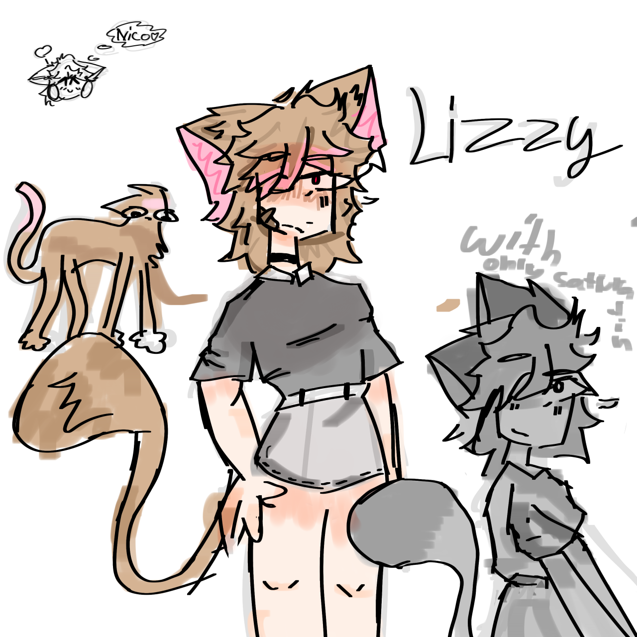 Lizzy😅 person for comic - ibisPaint