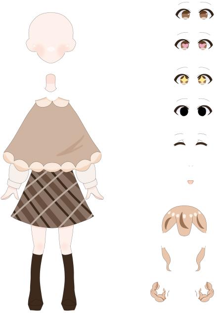 パーツ分けのやつ