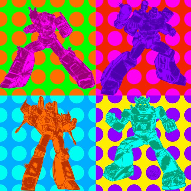 Transformer pop art