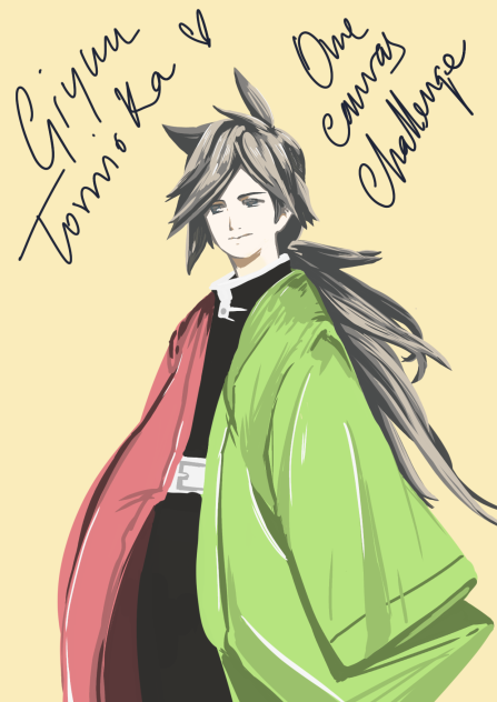 GIYUU TOMIOKA - ONE CANVAS CHALLENGA