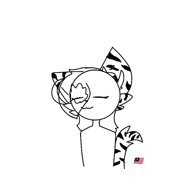 Tiger Malay Chillin' -doodle-