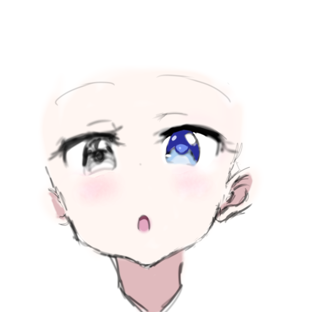 ふわり軽やかな顔