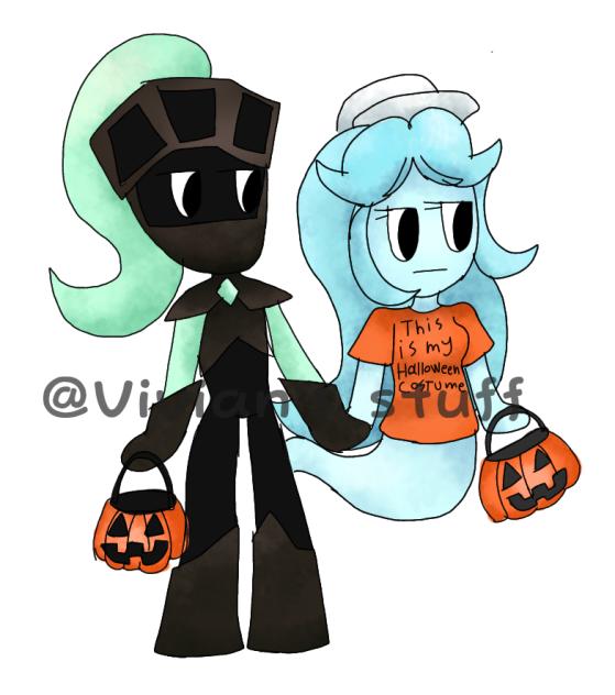 Happy Halloween from the Boolynski twins