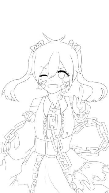 線画 奪っちゃいますよ！