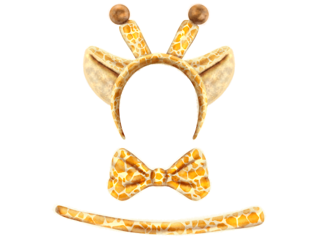 Giraffe accessories set