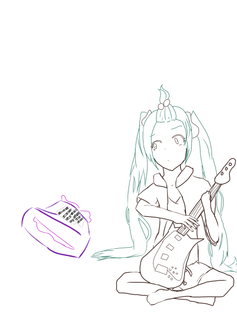miku making new song