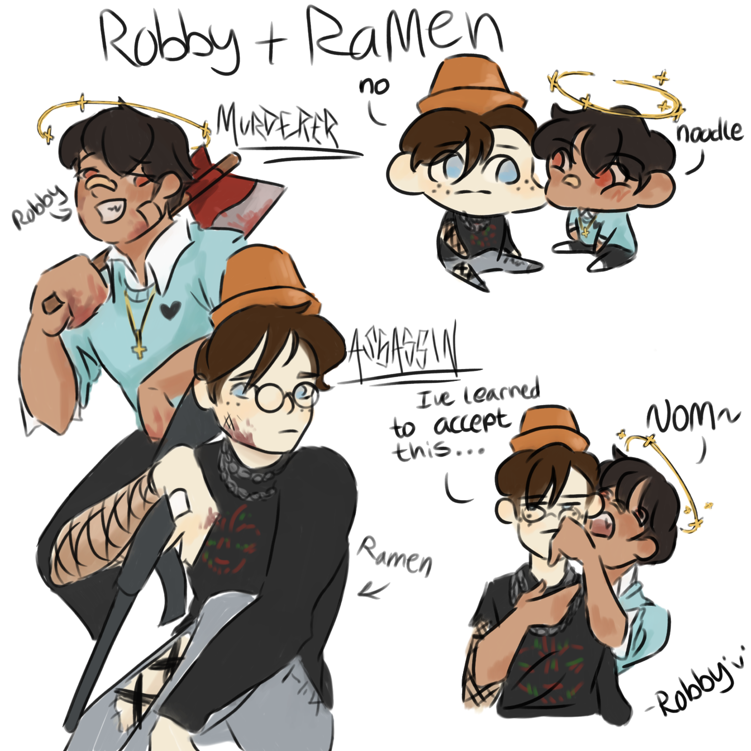 me and bestie's flicker characters - ibisPaint