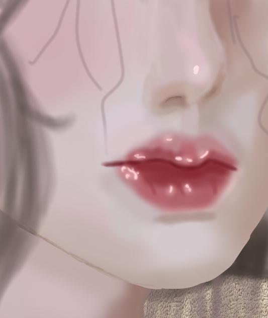 half a face