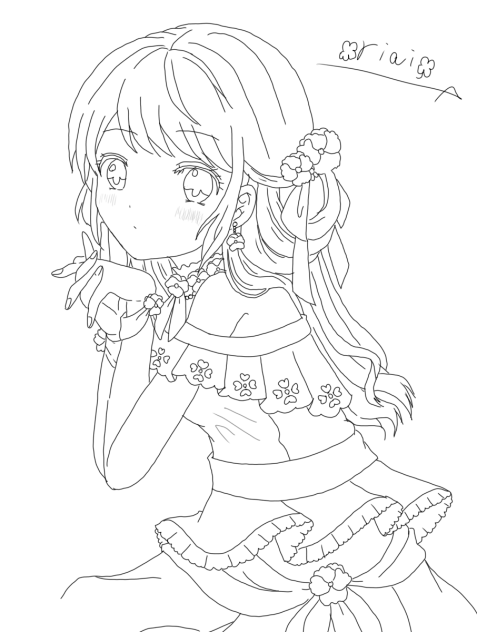 アイドルの女の子
