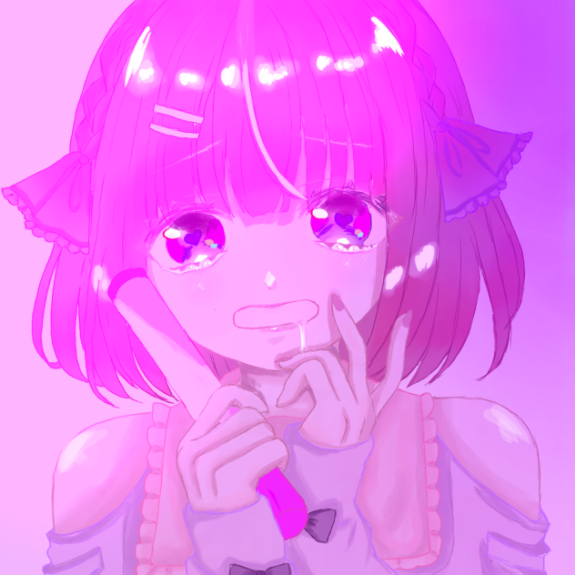 フリー線画塗ってみた！