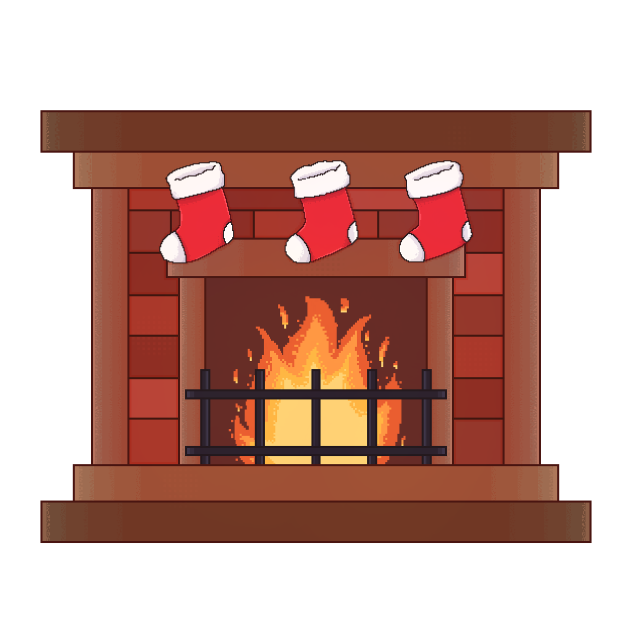 Fire places 02 b (pixel)