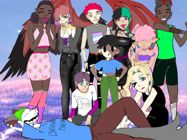 (#we grown)I can only answer withmy art🥲