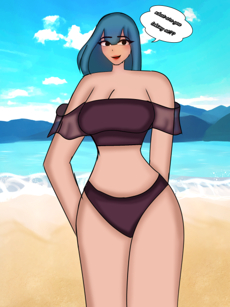 Akira in the beach