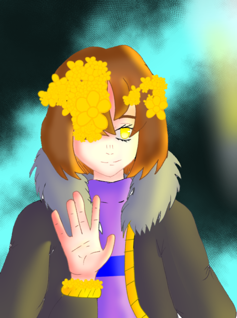 Frisk flowerfell