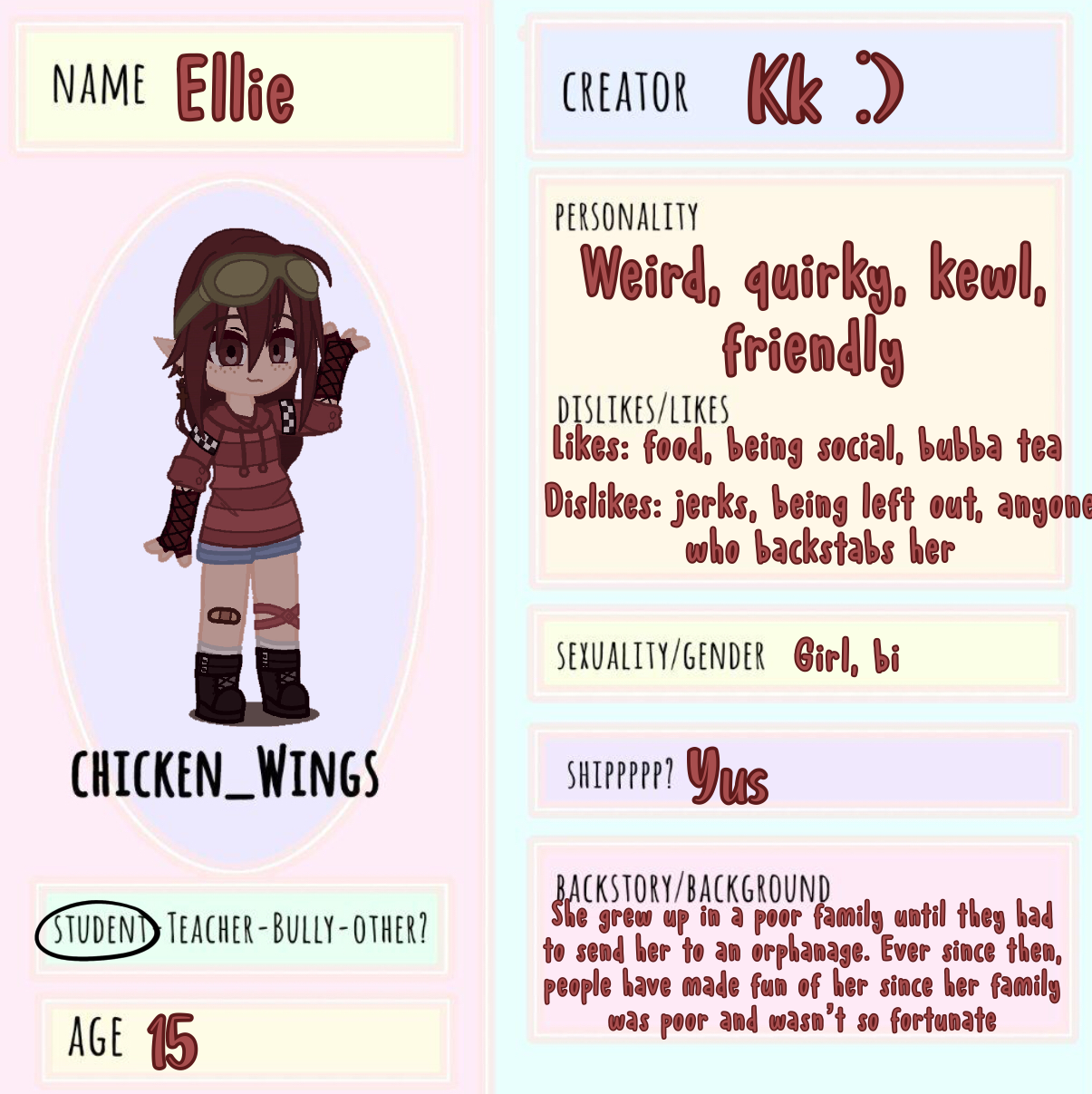 Character form for “beauty within” - ibisPaint