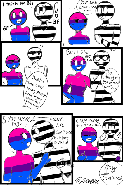 Bisexual comic strip
