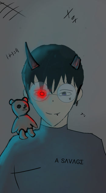 with teddy - ibisPaint
