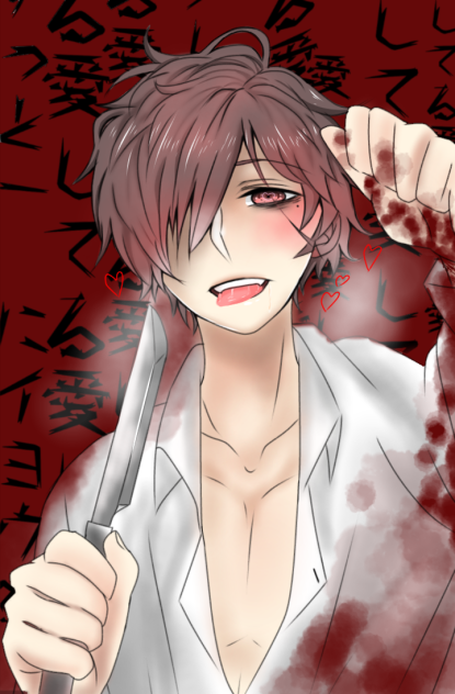 ヤンデレ＋壁ドン ⚠︎