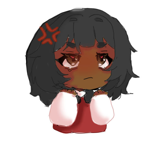 Annoyed chibi - ibisPaint