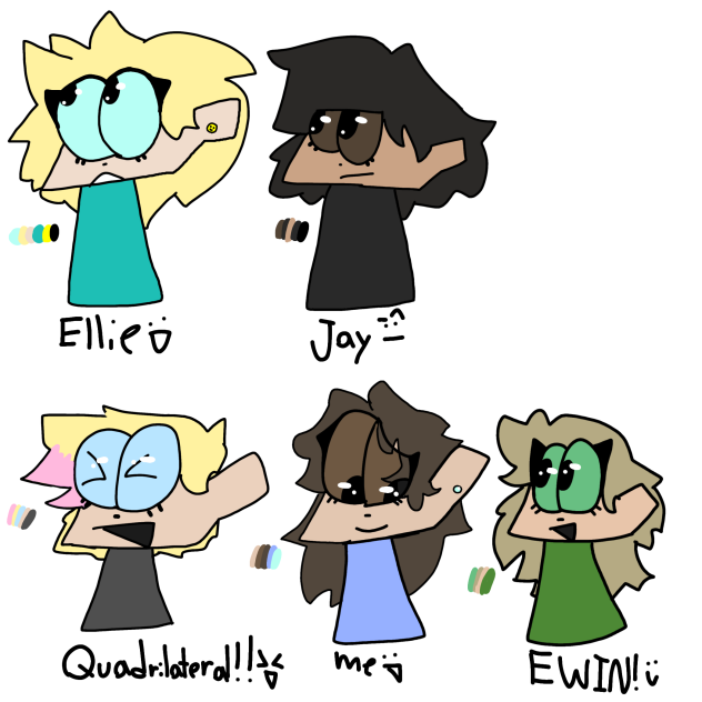 My silly little friends XD