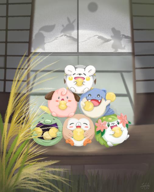 お月見　ポケモン　2025