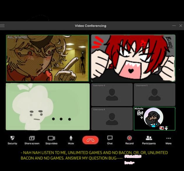 Zoom call collab lmao ✨️✨️✨️🥰😍🤭