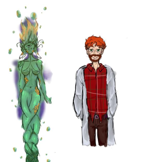 Dr. Lomberjack and her wife