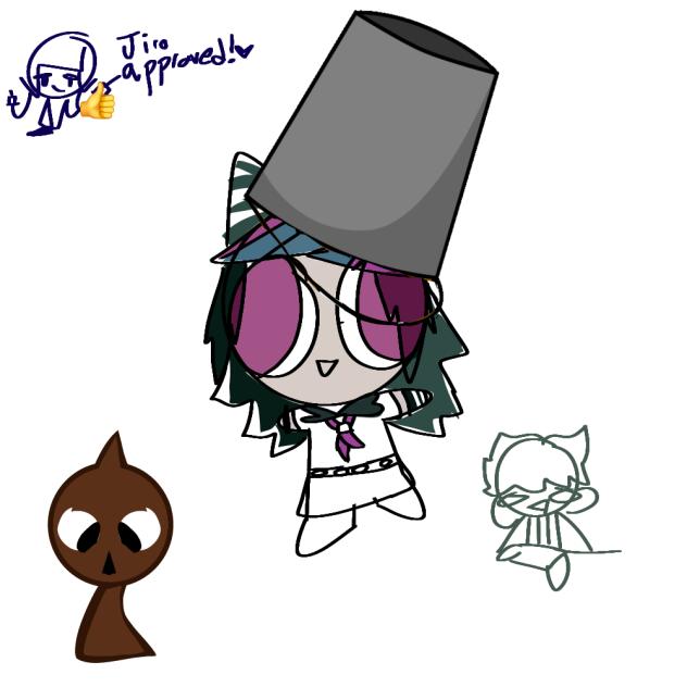 Ibuki Mioda, but I gave her Bruds bucket