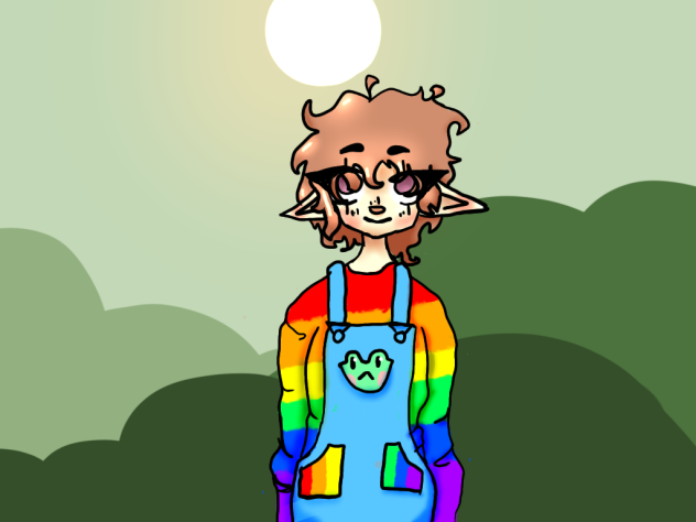 jus a pretty person (TW. slight blood)