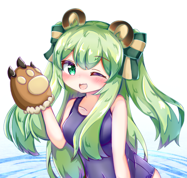 日ノ隈らんちゃんのスク水バージョン