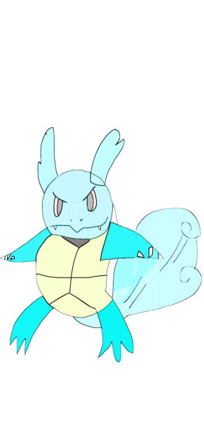 夜の合計217分お絵描きポケモン勝負2