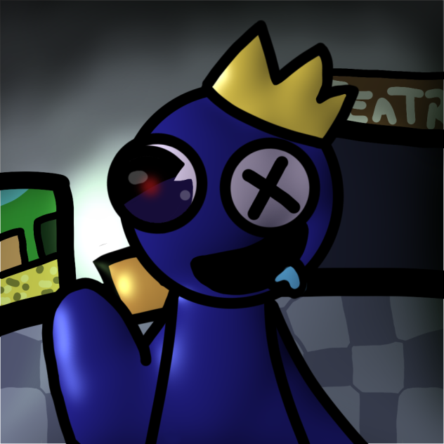 Blue Rainbow Friends