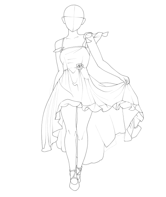 Pose 09 ( Long Gown)