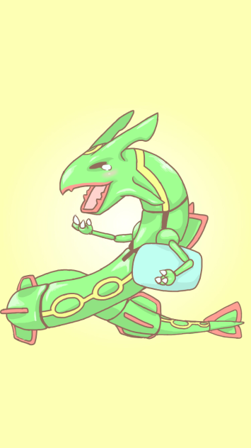 眠たいレックウザ