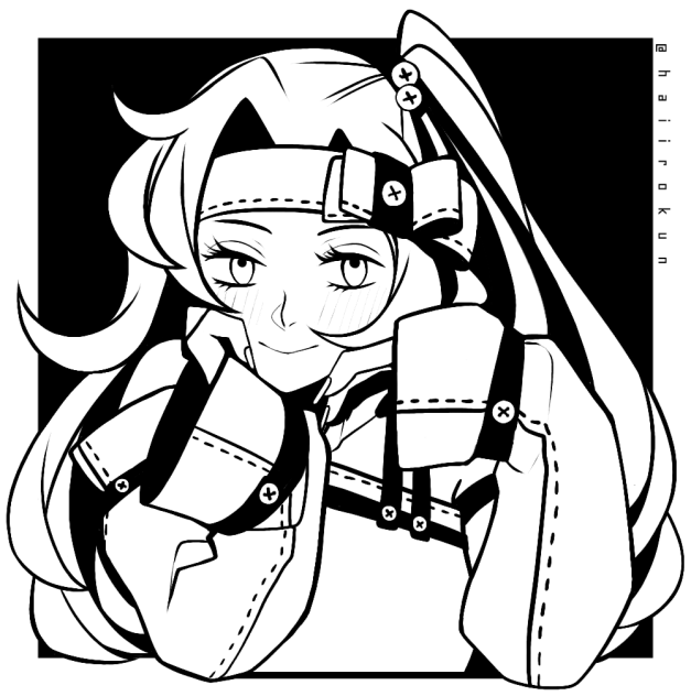 オリキャラ１５（塗り絵）