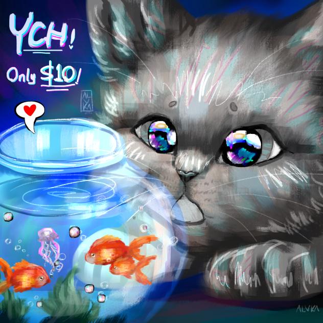 Cat YCH (Your character here)!!!