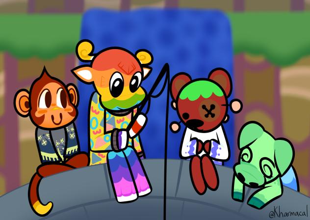 Fishing with friends