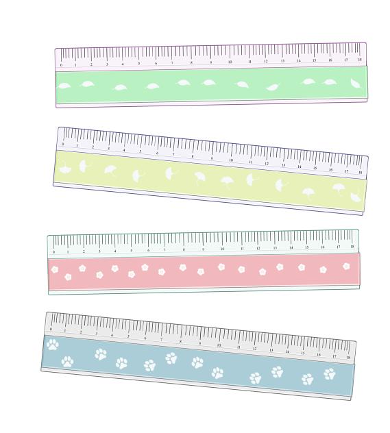 Pastel Rulers