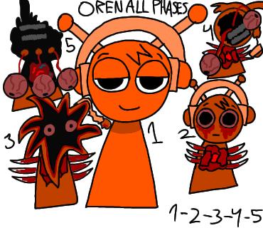 oren sprunki all phases 1-2-3-4-5