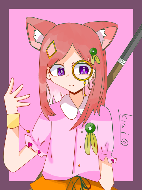 リア友に塗ってもらったやつを影つけた