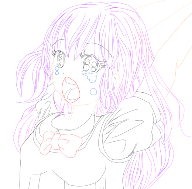 アクビちゃん　線画