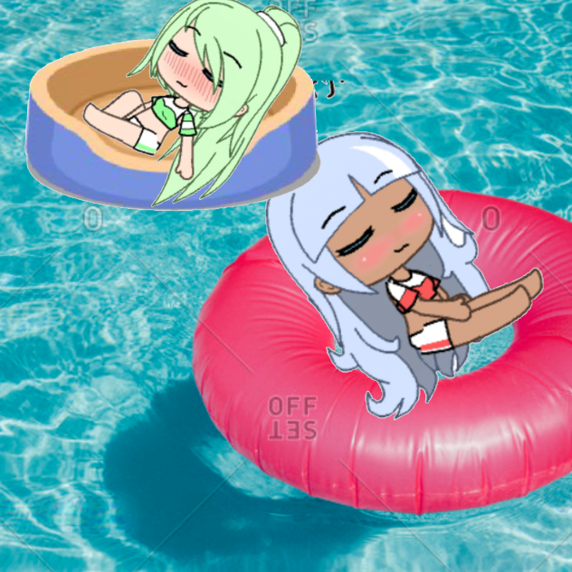Pool party EVEN THO ITS WINTER - ibisPaint