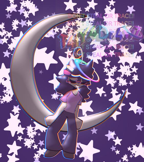 Pastelline on the moon..