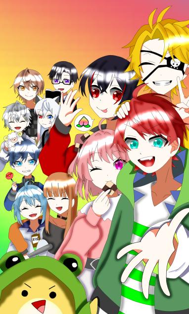 全員集合カラフルピーチ！
