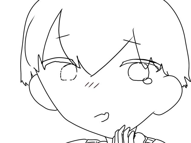 うるうる🥺【線画配布】